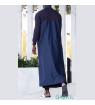 Long Kameez Qantik - Midnight blue model