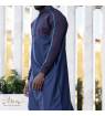 Long Kameez Qantik - Midnight blue model